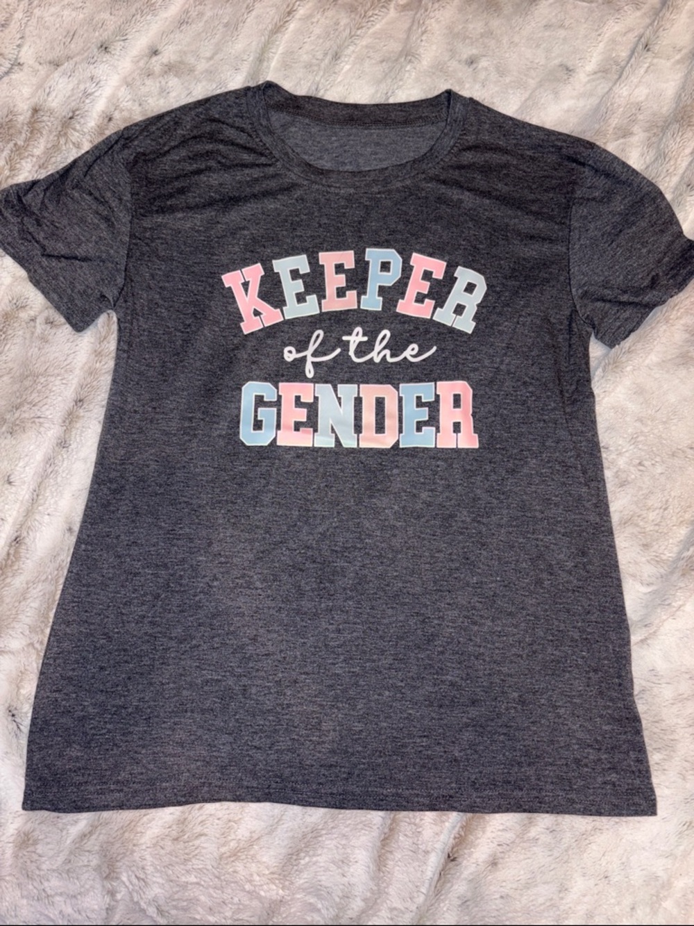 Keeper of the Gender Kids Graphic Tee - Dark Heather Gray
